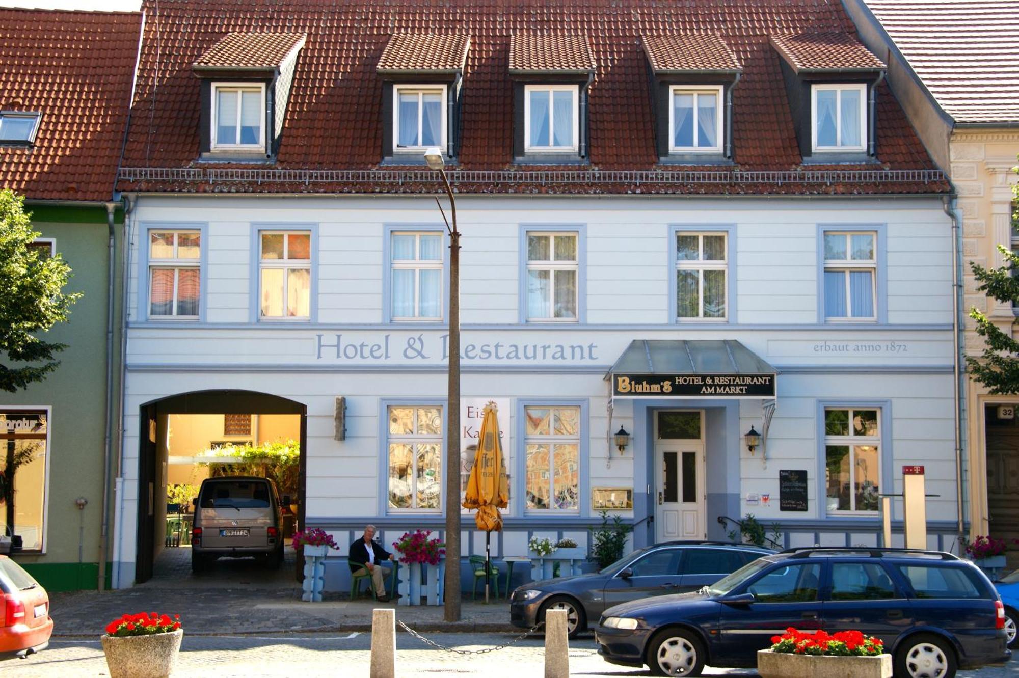 Bluhm'S Hotel & Restaurant Am Markt Kyritz Zewnętrze zdjęcie